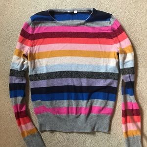 GAP multicolored striped sweater
